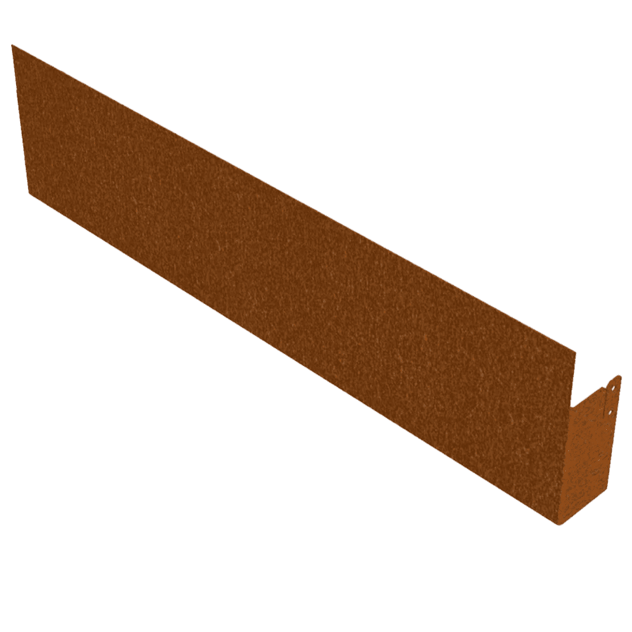 Borderrand cortenstaal 100x25x2 recht VXhome