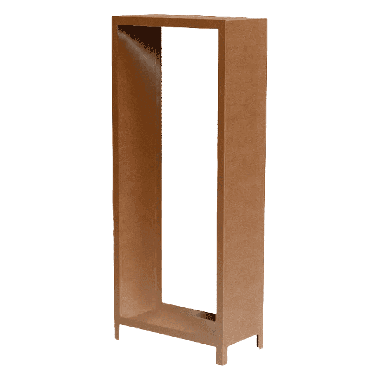 Houtopslag cortenstaal type CELLA-Verti 180x80x40 cm