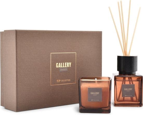 SP Collection Geschenkset 2-delig Amber Gallery, Kasjmier Vanille