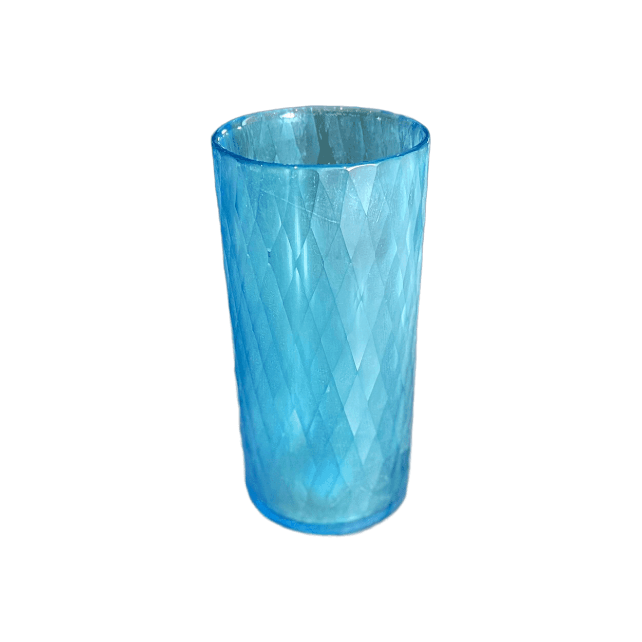 Vaas-Windlicht Asprey Ocean Blue 12x25 cm